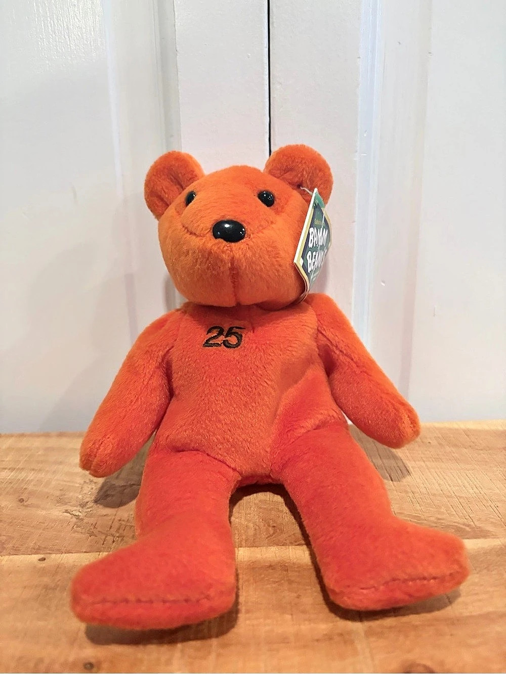 NWT Salvino's Bamm Beano's Barry Bonds Orange Plush